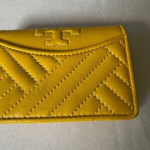Tory Burch Alexa foldable mini leather wallet